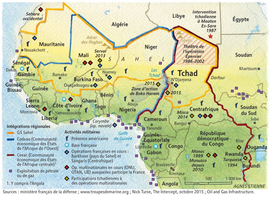 Multiplication des opérations militaires autour du Sahel